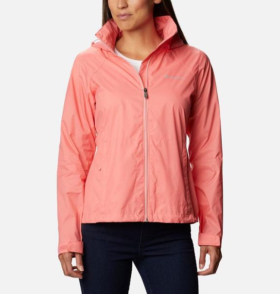 Columbia Switchback III Rain Jacket Orange For Women's NZ40985 New Zealand